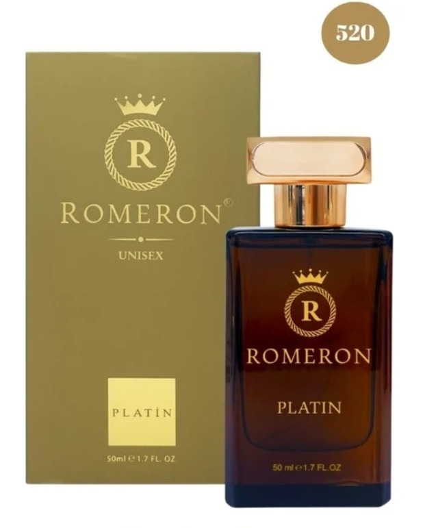 Parfém Romeron PLATIN 520 - luxusná vôňa s eleganciou a sofistikovanosťou.